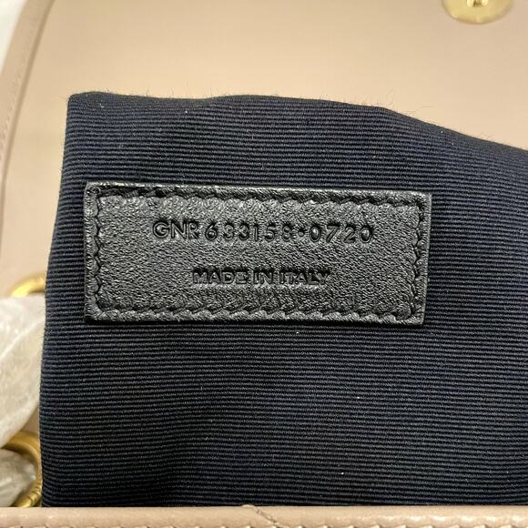 NWT SAINT LAURENT Monogram Medium Niki Shoulder Bag Dark Beige - Picture 15 of 16